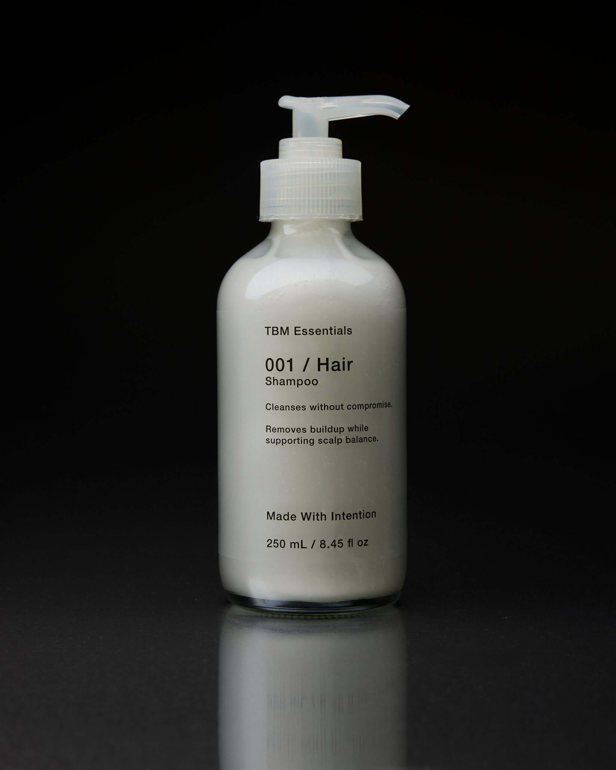 Men's shampoo bottle TBM Essentials